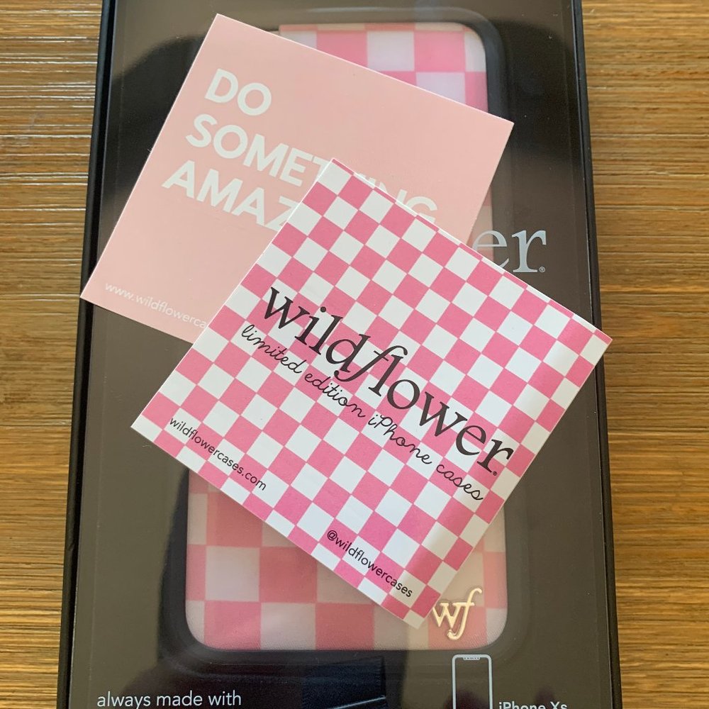 Wildflower I phone XS-X case
